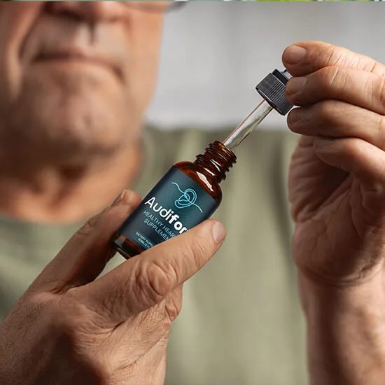 Audifort liquid dropper for hearing support