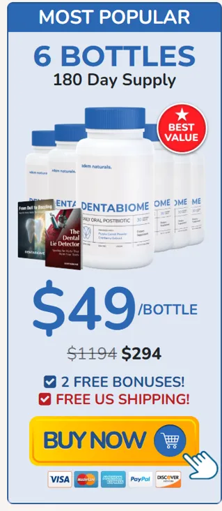DentaBiome packages and official price options