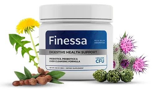 Buy Finessa official gut digestion flatter belly powder