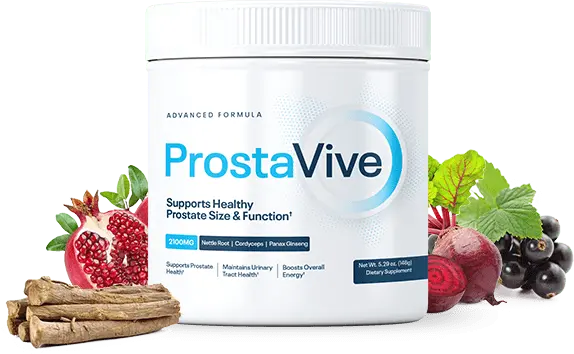 Buy ProstaVive official prostate support powder bottle