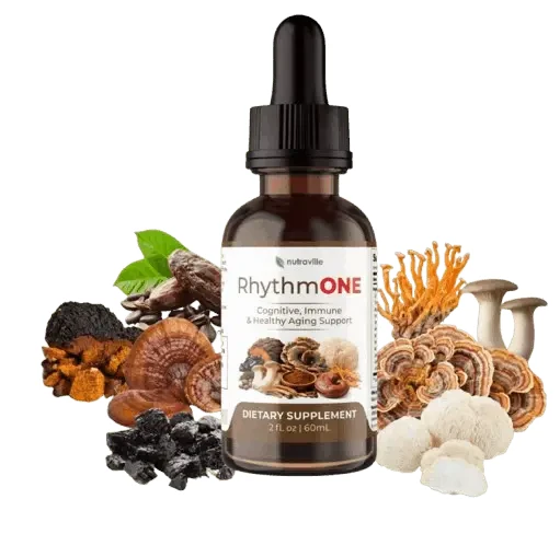 RhythmONE lung support formula bottle